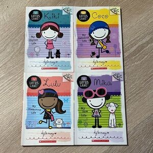 Lot of 4 Lotus Lane Books by Kayla May | Kiki, Coco, Lulu & Mika | GUC